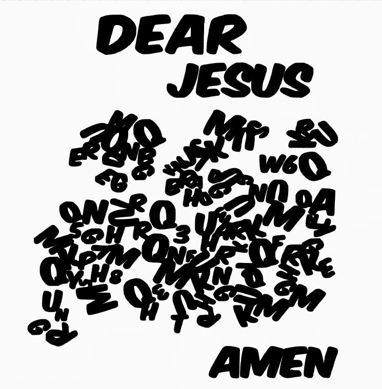 Romans 8:26 Dear Jesus, (help) amen T-shirt.