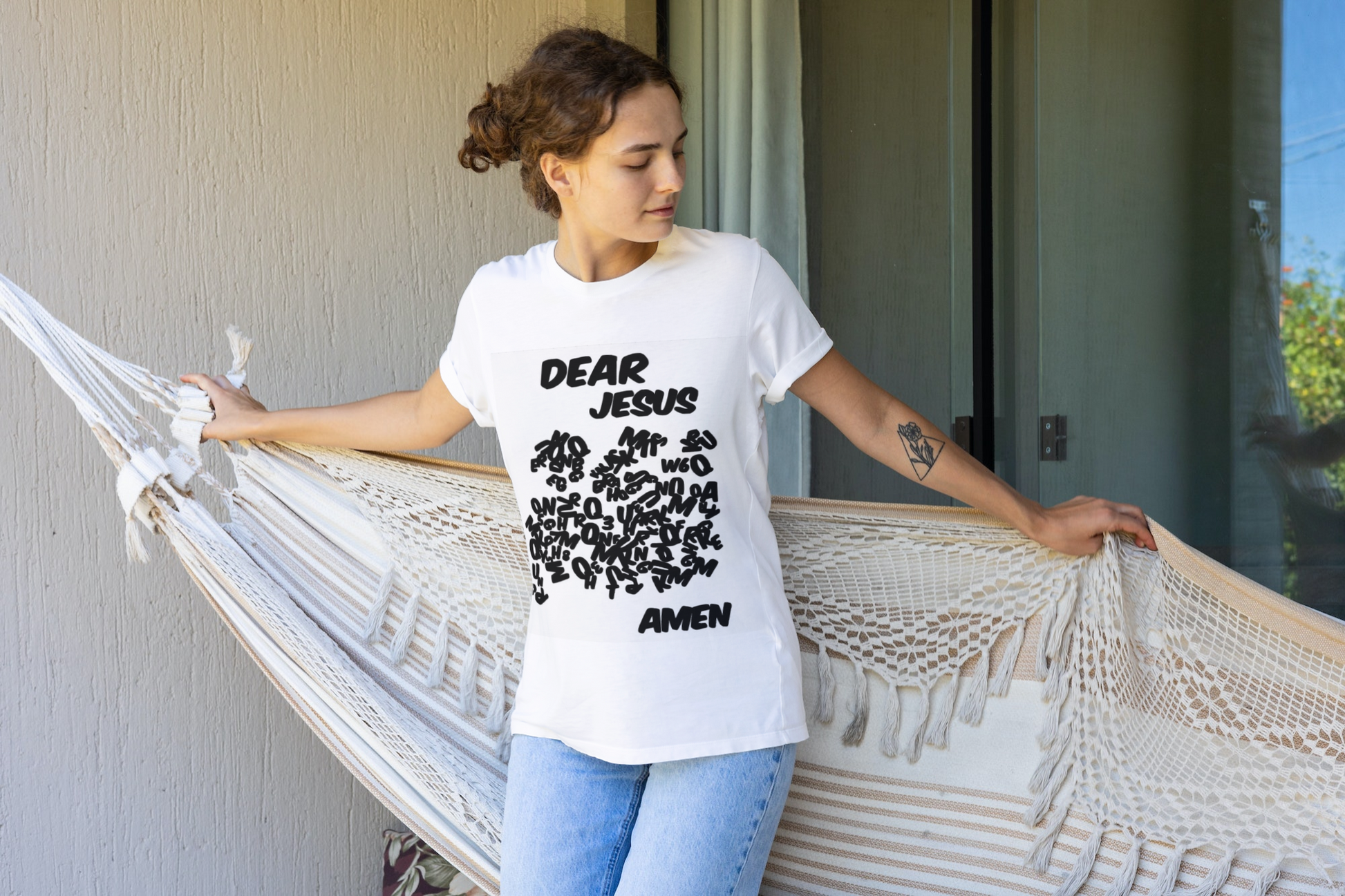 Romans 8:26 Dear Jesus, (help) amen T-shirt. – Born² Designs