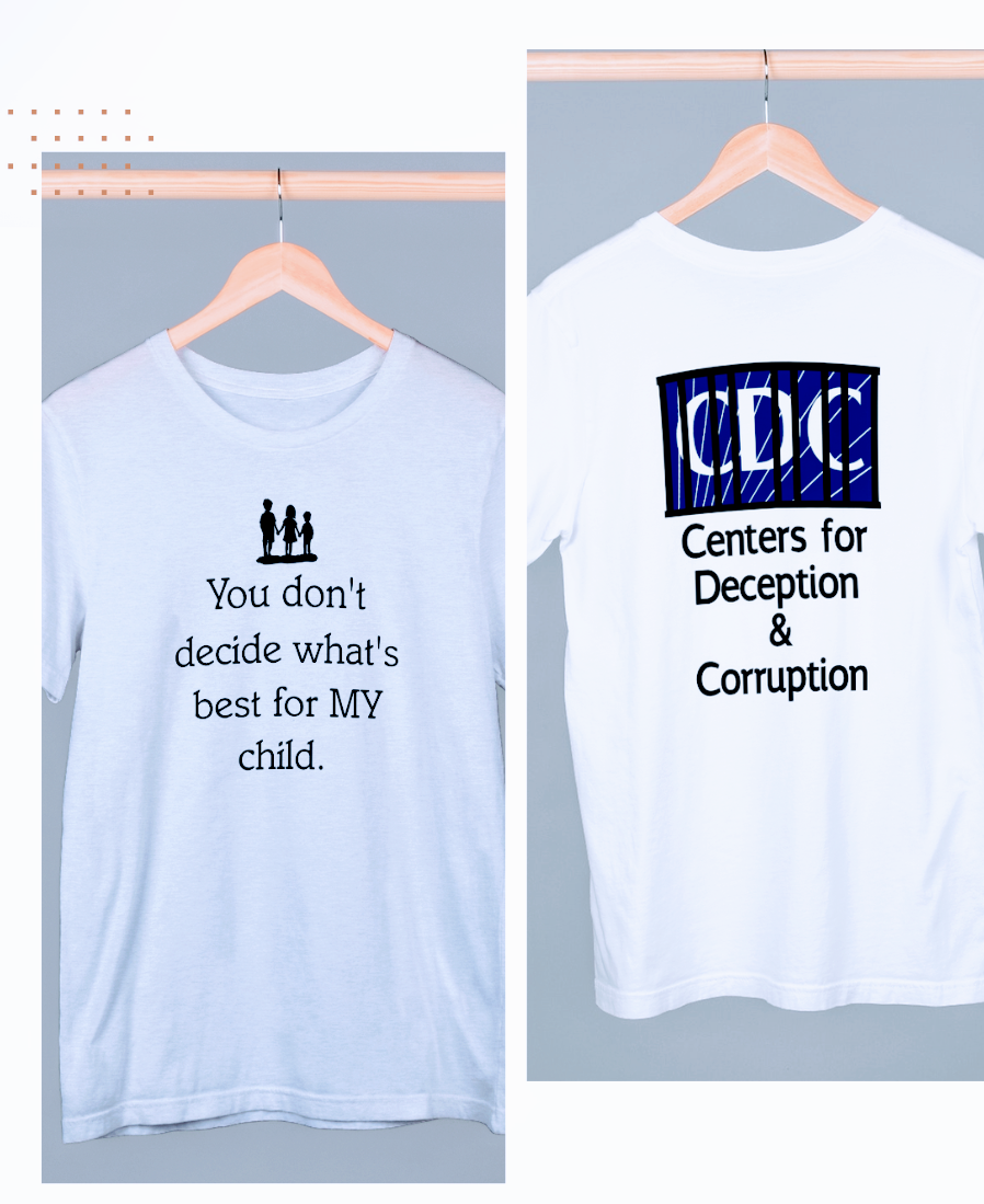 CDC Centers for Deception and Corruption T-shirt