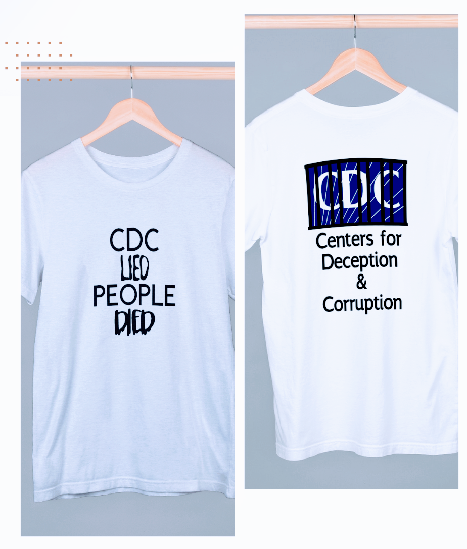 CDC Centers for Deception and Corruption T-shirt