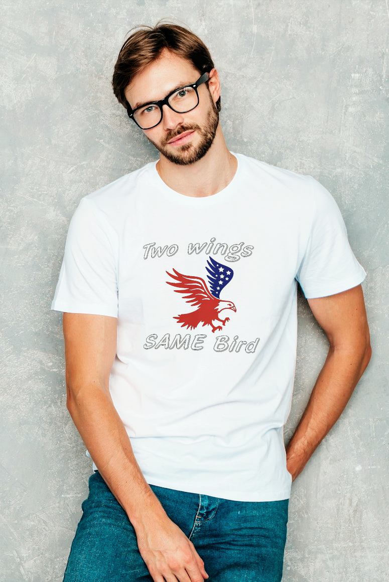 Two Wings Same Bird T-shirt