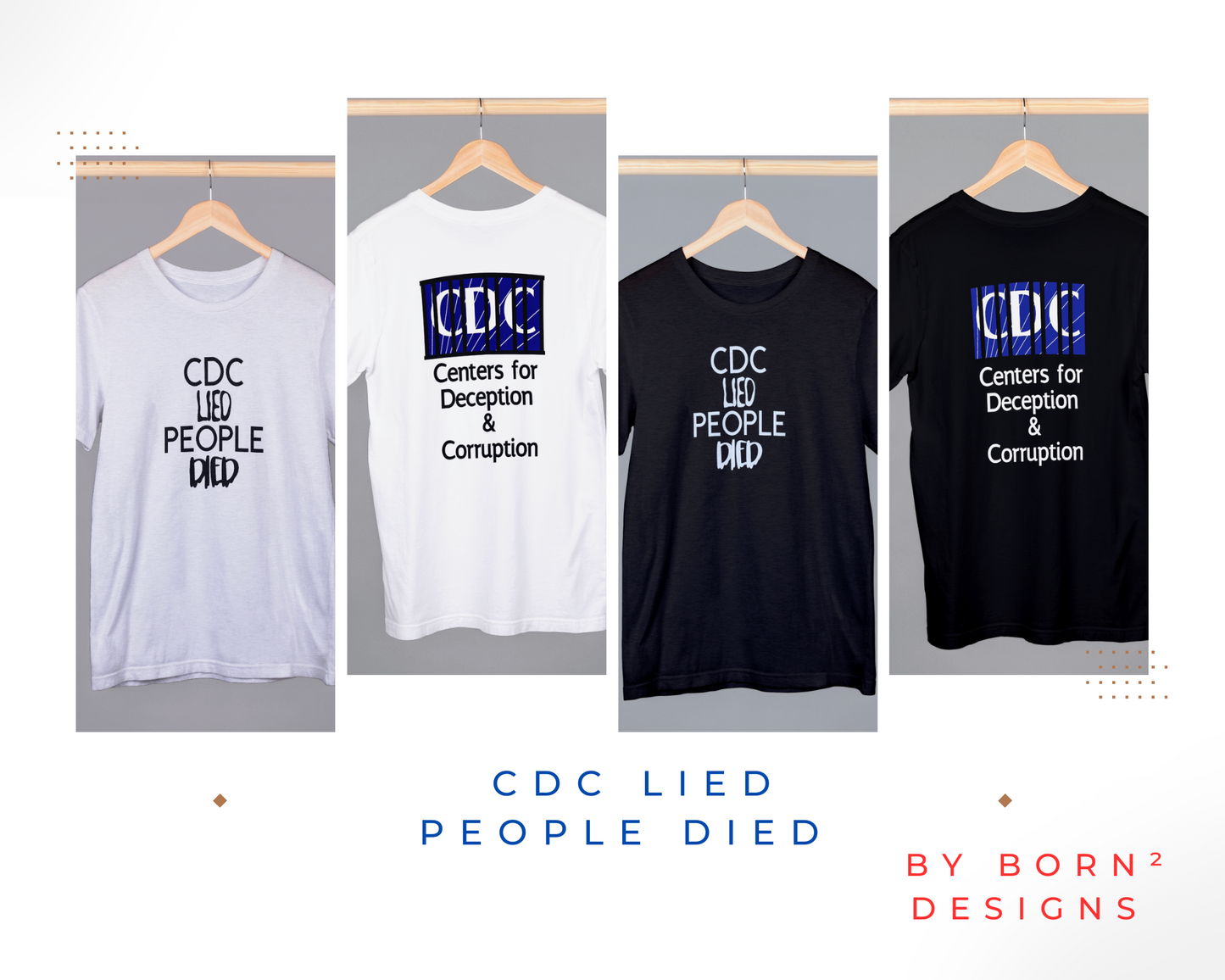 CDC Centers for Deception and Corruption T-shirt