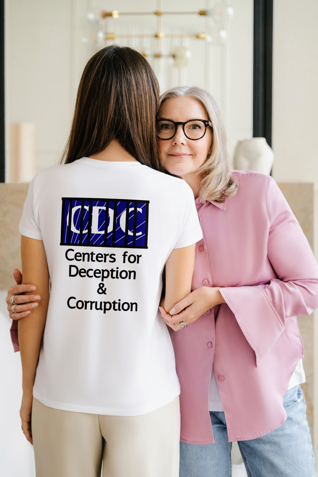 CDC Centers for Deception and Corruption T-shirt