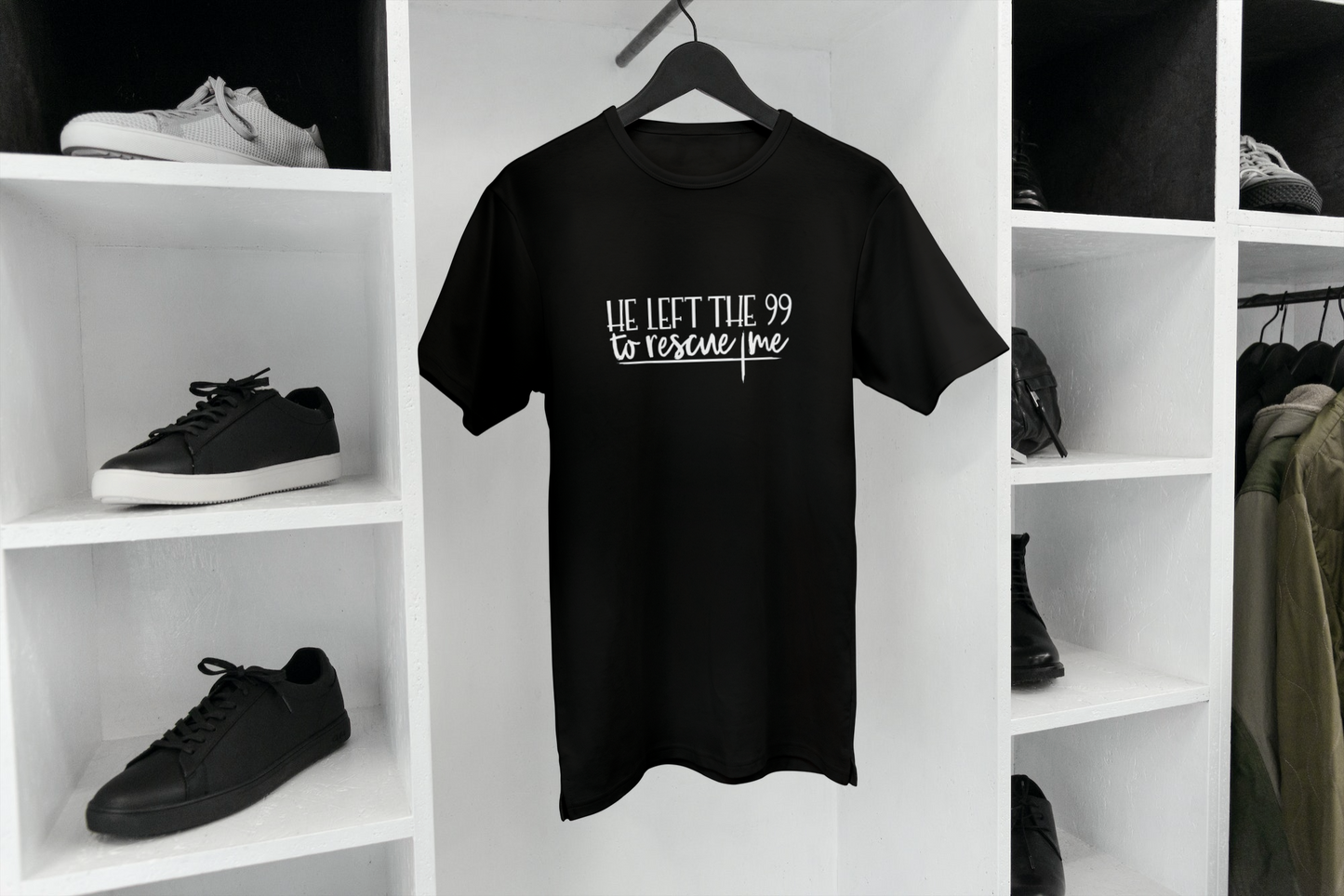 He left the 99 to rescue me T-shirt