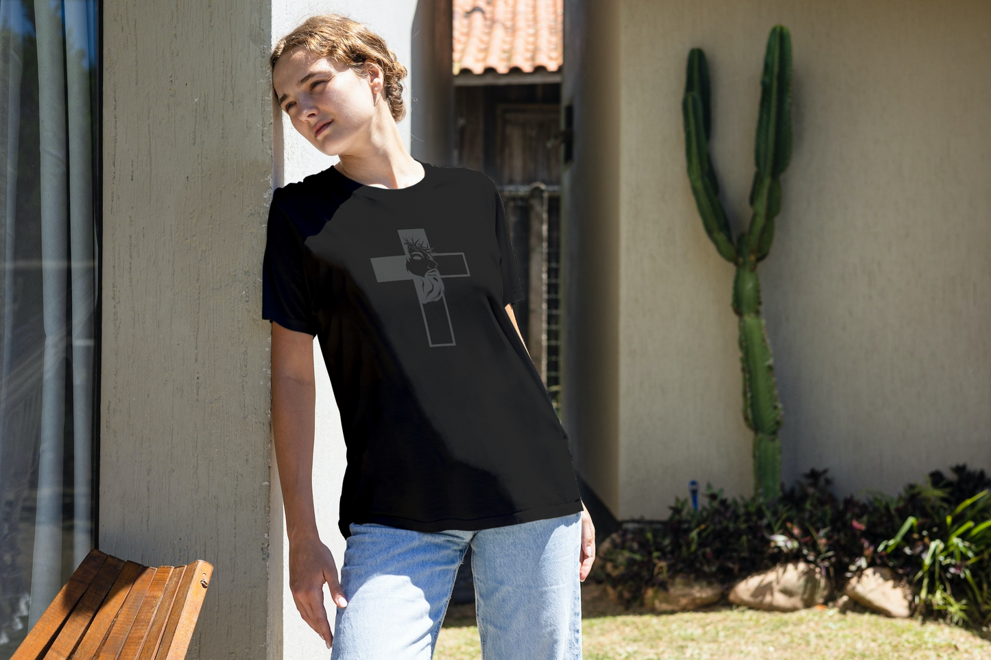 Jesus in the Cross Tshirt