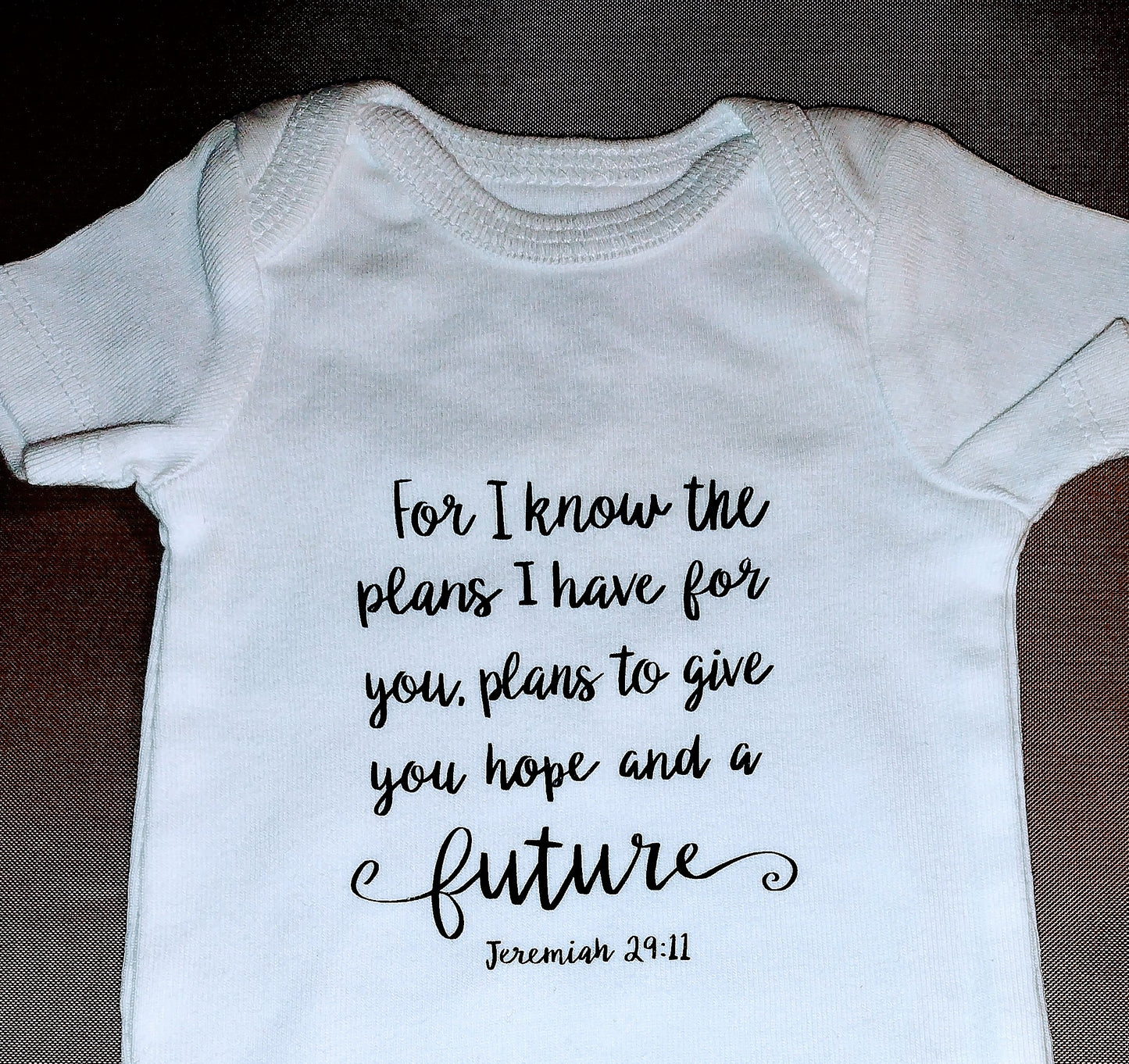 For I know the plans Jeremiah 29:11 Baby ONESIE®