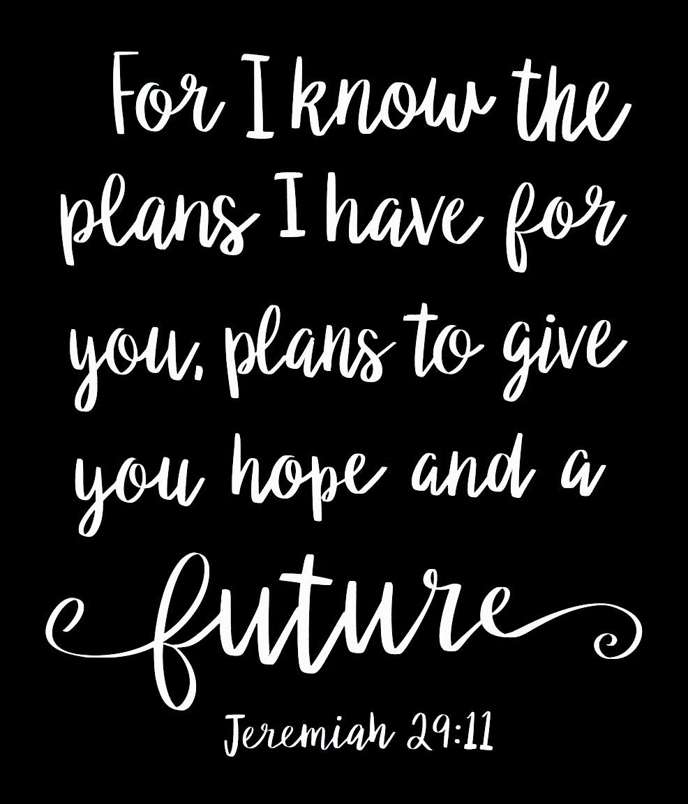 For I know the plans Jeremiah 29:11 Baby ONESIE®