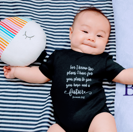 For I know the plans Jeremiah 29:11 Baby ONESIE®